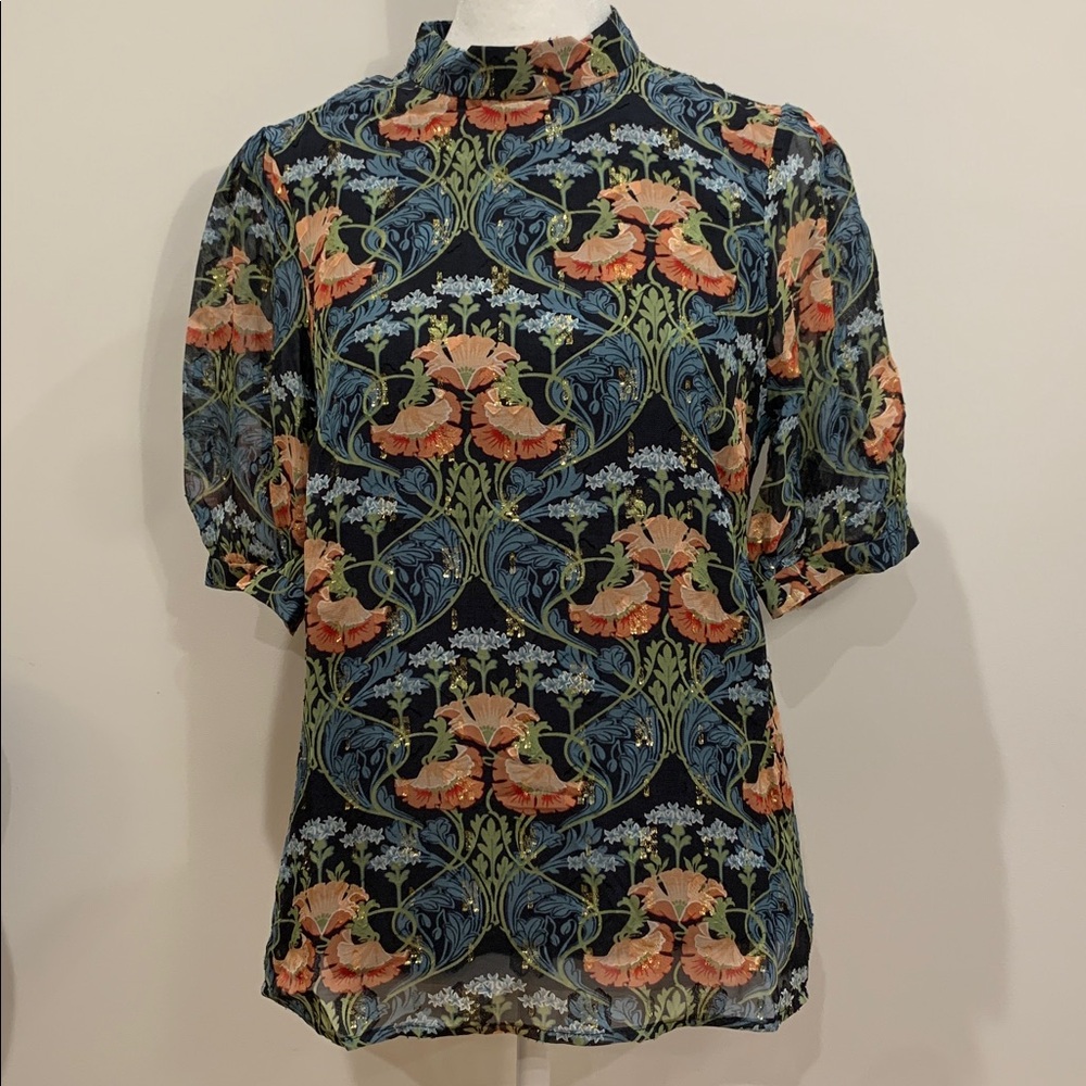 Anthropology Meadow Rue short sleeve top